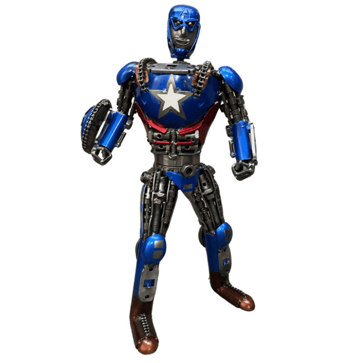 Mini Captain America Robot