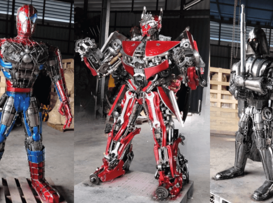 Sculpting Icons from Recycled Materials: The Art of Slava Kromsky