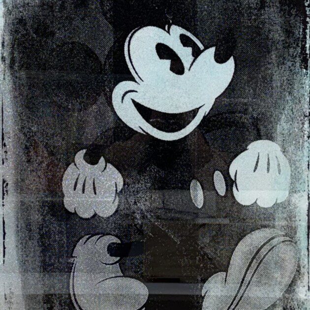 Black and White Mickey