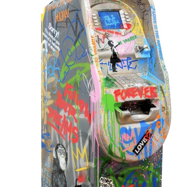 Vandalized ATM